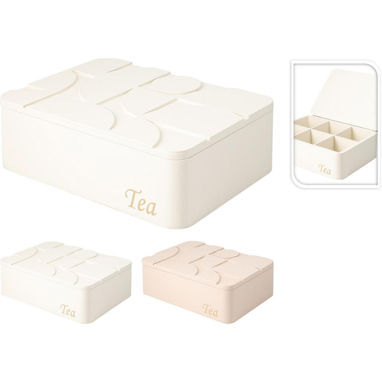 Caja de té Home Styling 24x16,5cm