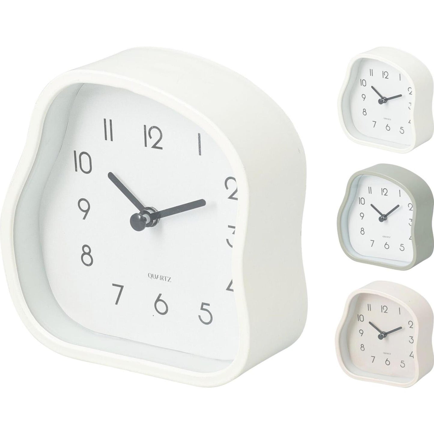 Home styling tafelklok 12x12cm