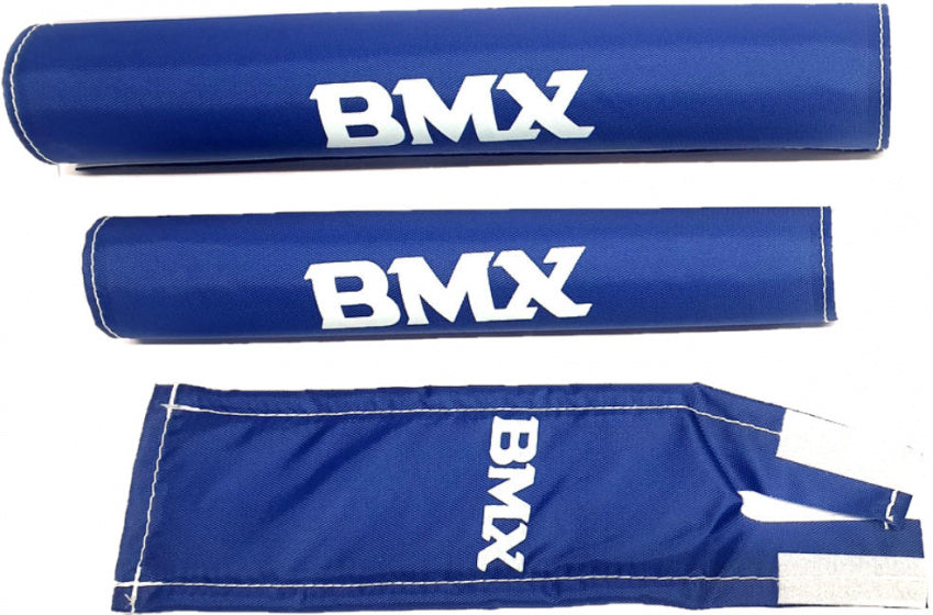 Pads BMX Junior Foam Blue 3 piezas