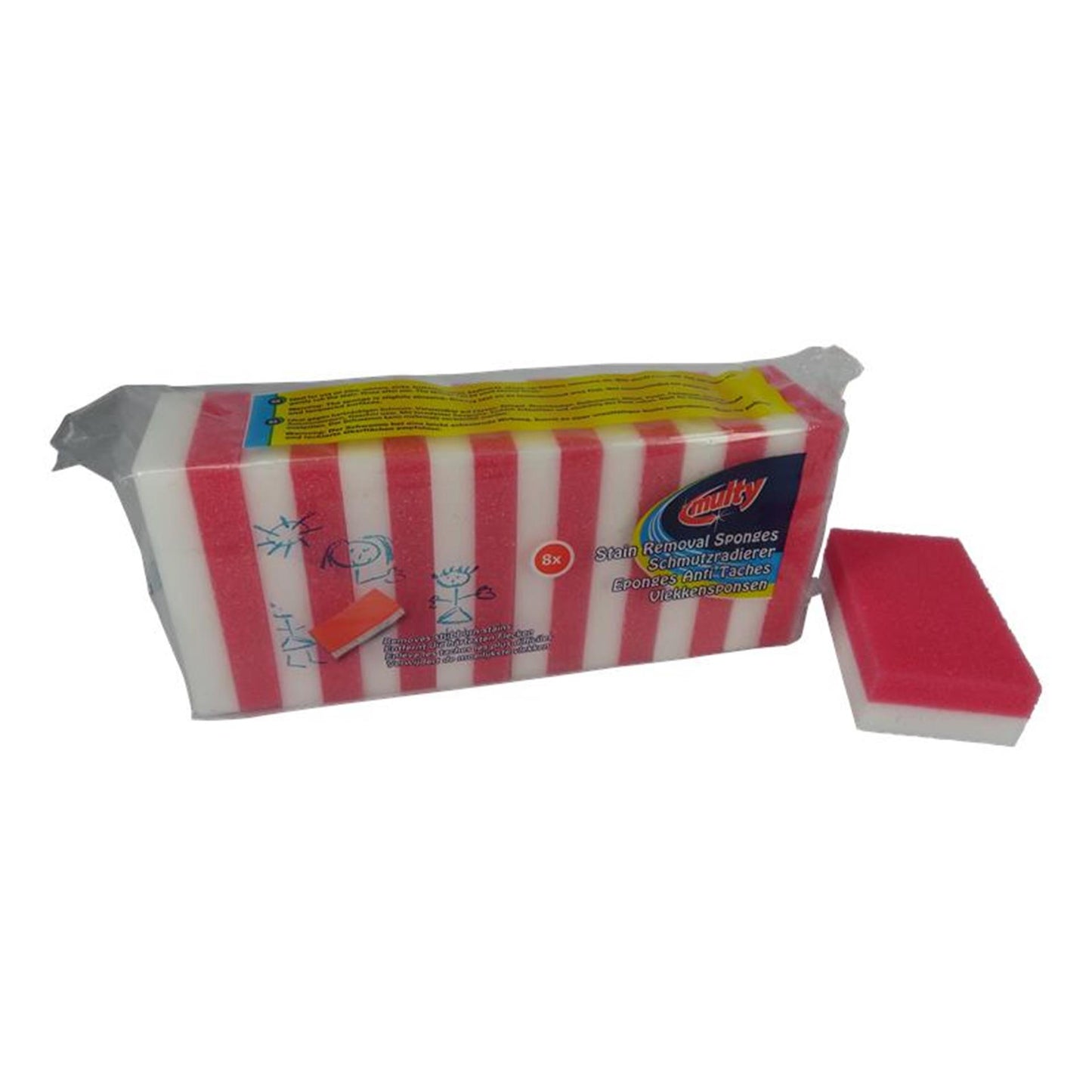 Confezione di spugna multimacchia da 8 pezzi