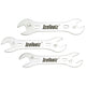 Cons Keys Set 13-11-15 16-17 18 mm 15 cm Silver Black
