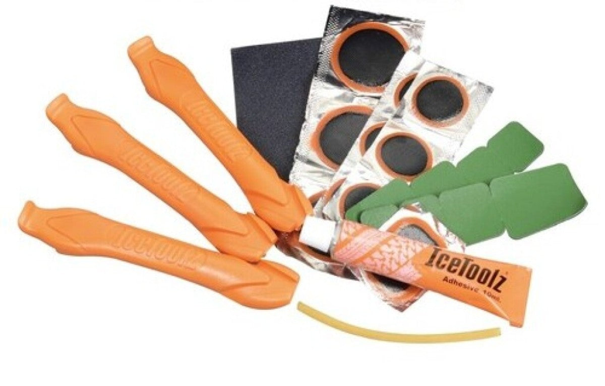 ICETOOLZ Tool Bidon para la reparación de la banda 10-Place Black