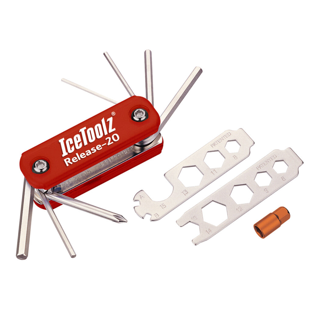 ICETOOLZ 24093B1P TOOL SET 20 Piezas en el soporte