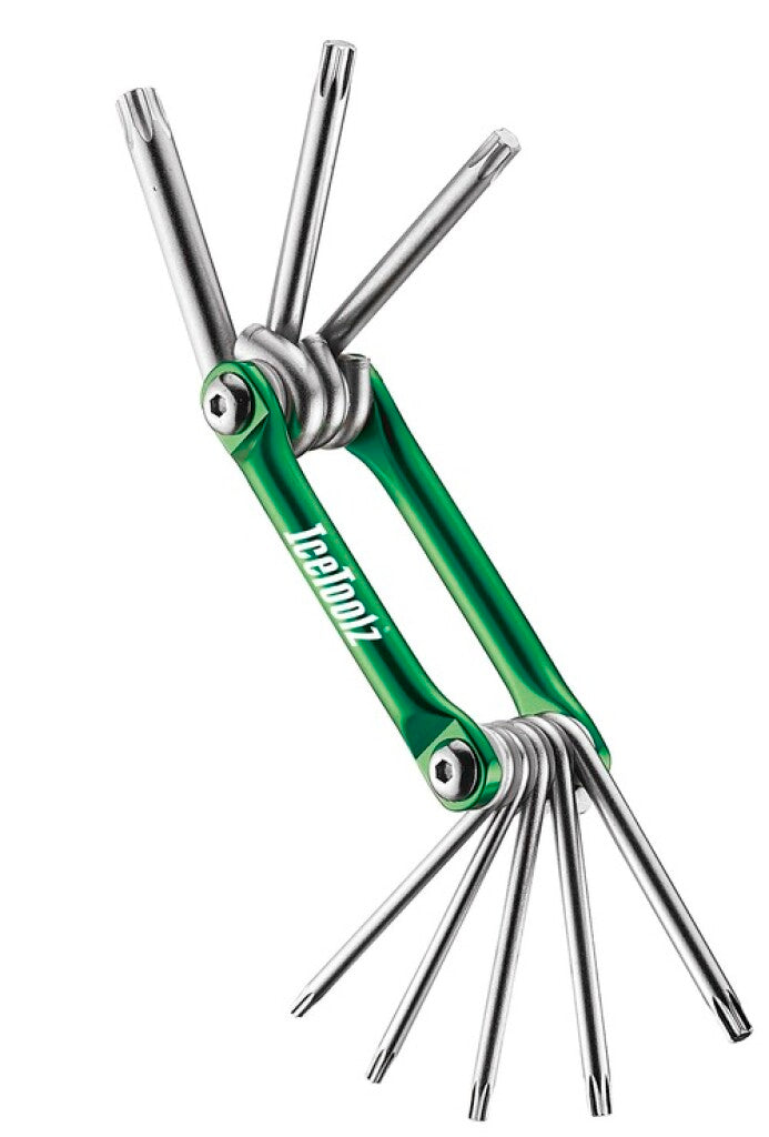 Icetoolz juego de llaves para navaja torx de 8 piezas