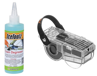 Limpiador de cadena con desgrasador (120 ml) ICETOOLZ 240C212 (set)