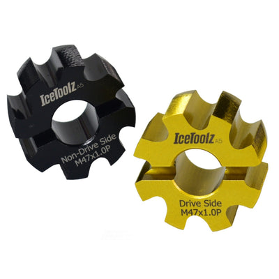 Set di rubinetti per movimento centrale Icetoolz t47 bb m47 x 1.0, e173d