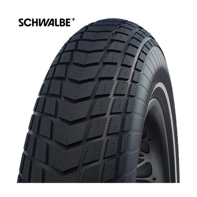 Schwalbe super moto-x 20x4,00 (100-406) reflex fatbike nero