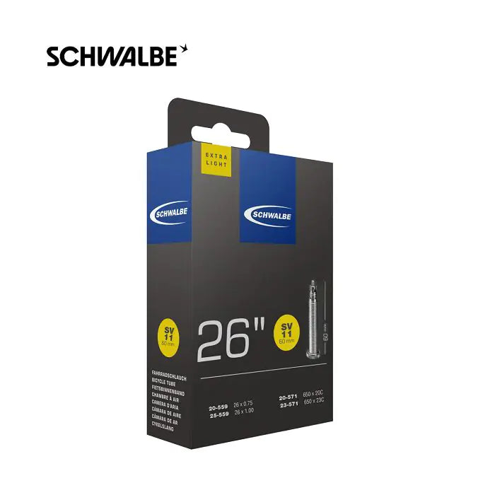 SCHWALBE TUBI INTERNA SV11 26 20 25-559 571 60mm Valiel