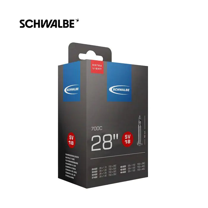 Schwalbe Interna Tube SV18 Luce extra 28 28 47-622 635 40mm Valiel