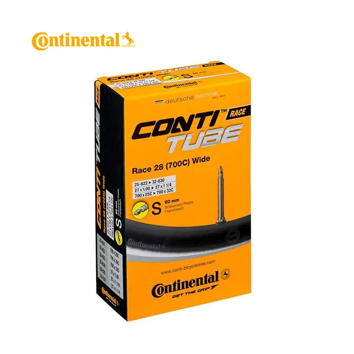 Tubo interno continental de 28 pulgadas de ancho 25-622 32-630 SV 60 mm Caja