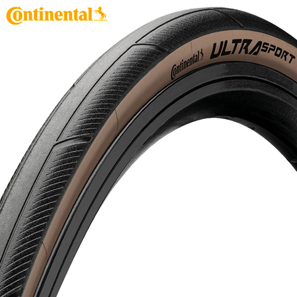 Continental vouwband ultra sport iii 28-622 zwart bruin