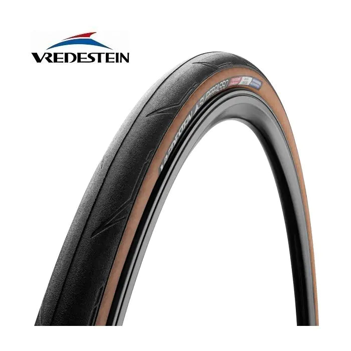 Vredestein Tire SuperPasso 700 x 28C Black Transparent