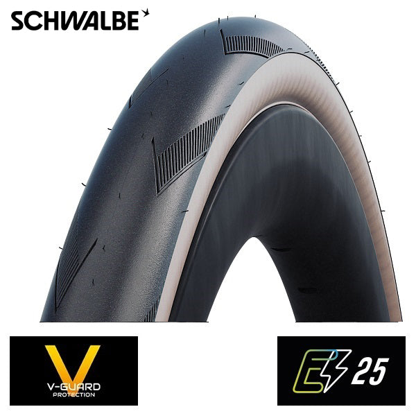 Cubierta plegable Schwalbe Pro one evo super race piel transparente 28x1.20