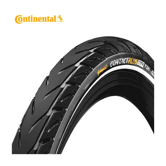 Contatto delle gomme Continental Plus City 37-622 (28x1.40) Black Reflex