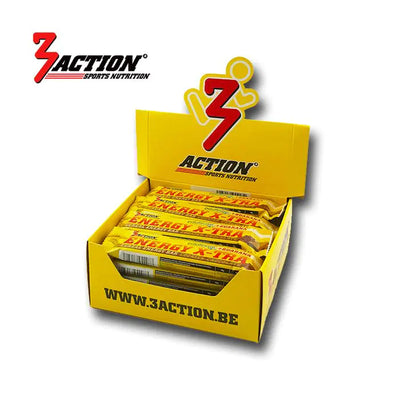 3action barrita energética avena plátano 45 gramos - caja expositora 20 piezas - 1202030016