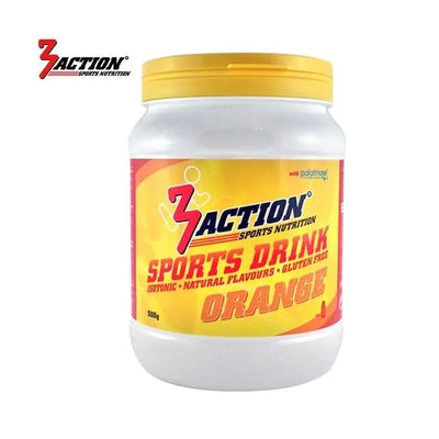 3action sport drink orange 500 grams 1201000002