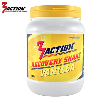 3action recovery shake vanille 500 gram 1201000040