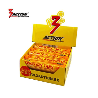 Pastillas de hidratación 3action naranja tubo 20 pastillas - caja expositora 10 piezas - 1202040002