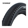 Pneumatico pieghevole Schwalbe g-one overl. 365 40-622 tlr + br nero