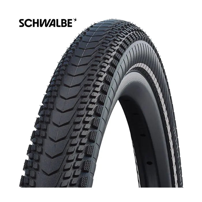 Banda pieghevole Schwalbe Marathon Almotion 28 x 1,50 40-622 mm - nero con riflesso