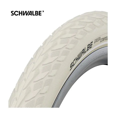 Schwalbe Tire 28x1 1 2 40-635 Delta Cruiser Plus Creme Reflex
