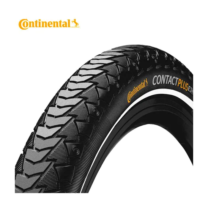 Contatto Continental Plus - City Bike Band 28x1.60 - Banda di filo - Nero