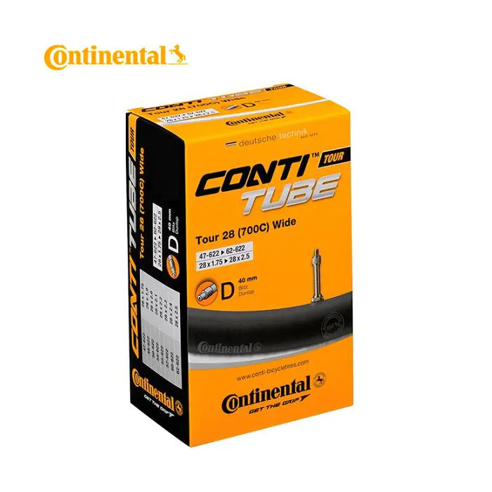 Tubo interno continentale dv19 tour largo 28 pollici 47 62-622 dv 40 mm