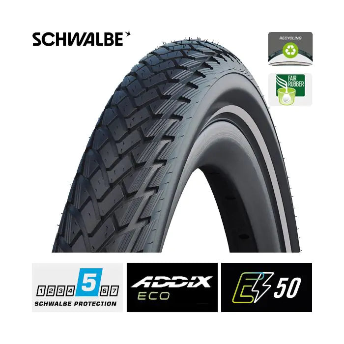 Schwalbe EA0604C fuera de 26x1.75 Maratón