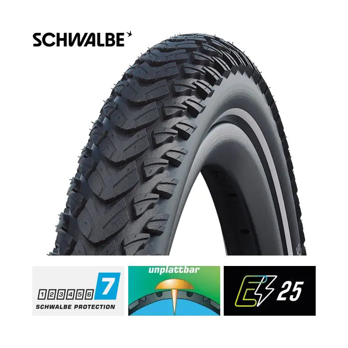 Outer Tire Marathon Plus Tour 26 x 2.00 (50-559) Negro