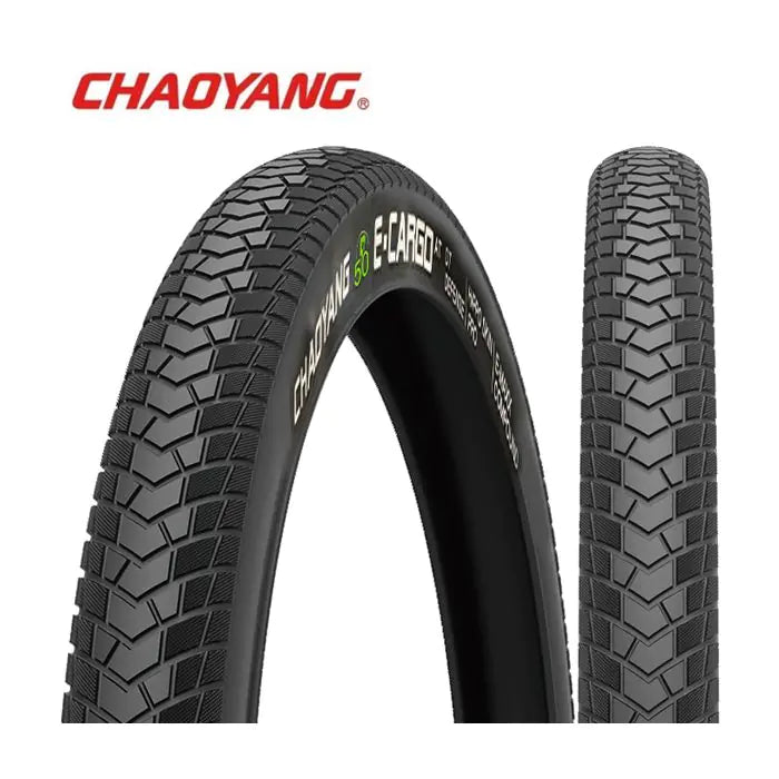 Chaoyang 20x2.35 (60-406) e-cargo black reflex thread double casing with 3 mm extra anti-puncture