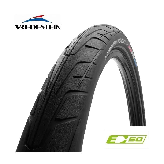 Vredestein 28x2.20 (55-622) icon zwart reflex draad 28681