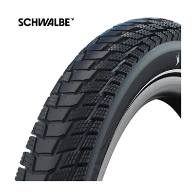 Schwalbe pickup - wired - addix e - super defense - 20x2.35 - black + reflex
