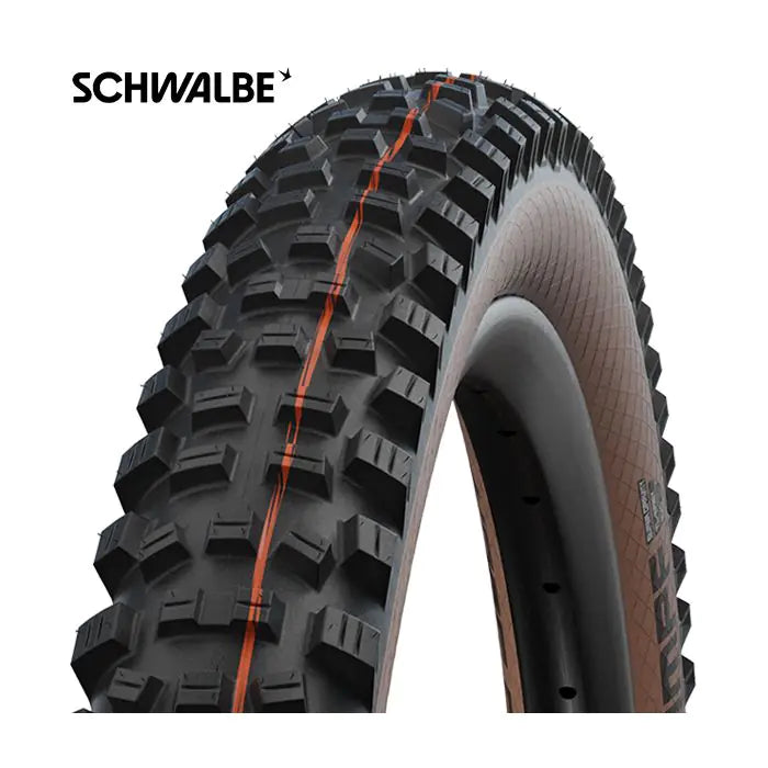 Banda pieghevole Schwalbe Hans Dampf Evo Super Trail 27,5 x 2,35 60-584 - Swall bronzo