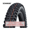 Banda plegable Schwalbe Hans DAMPF Super Gravity 29 x 2.35 60-622 mm - Negro