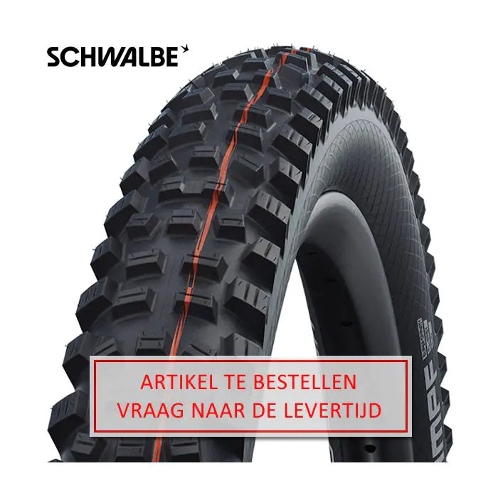 Banda plegable Schwalbe Hans DAMPF Super Gravity 29 x 2.35 60-622 mm - Negro
