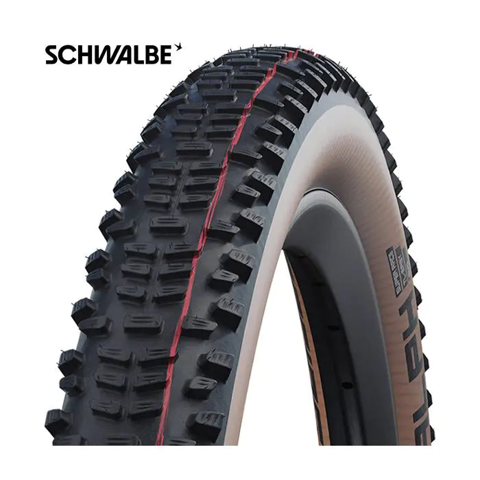 Band pieghevole Schwalbe Racing Ralph Super Race 29 x 2,35 60-622 mm - Swall trasparente
