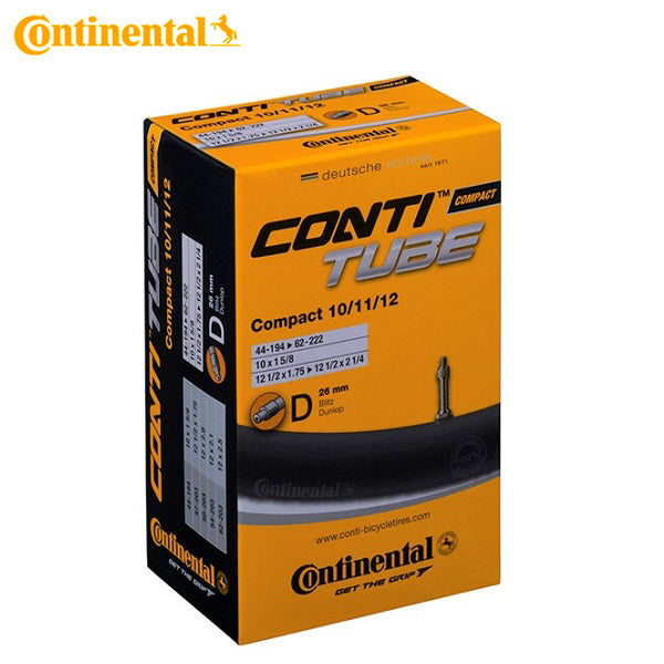 Tubo interno continental DV1 compacto 10 11 12 pulgadas 44 62-222 caja