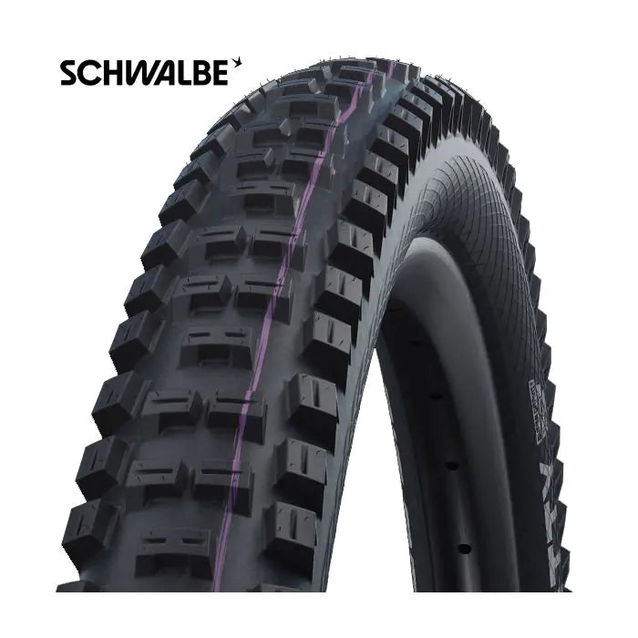 Banda plegable Schwalbe Big Betty Super Downhill 27.5 x 2.40 62-584 mm - Negro