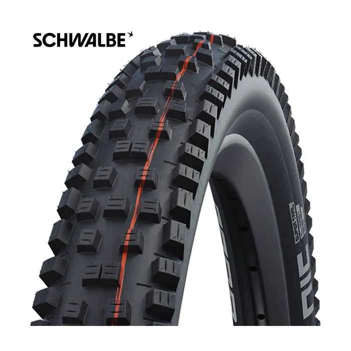 Band pieghevole Schwalbe Nobby Nic Super Trail 29 x 2.40 62-662 mm - Nero