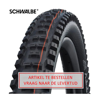 Banda plegable Schwalbe Big Betty Super Gravity 29 x 2.60 65-622 mm - Negro