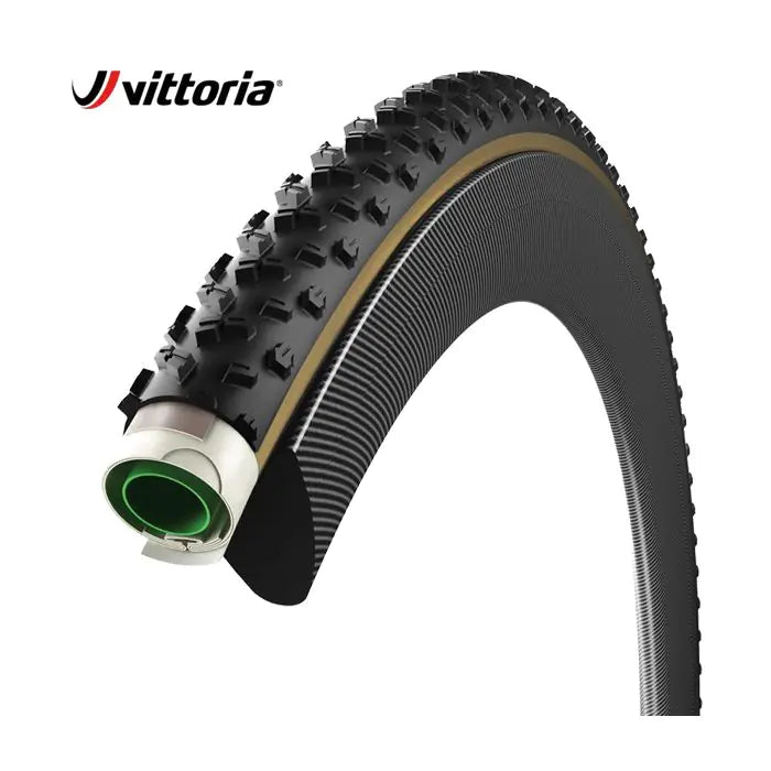 Vittoria tube 33-622 terreno mojado con grafeno g+ negro-transparente