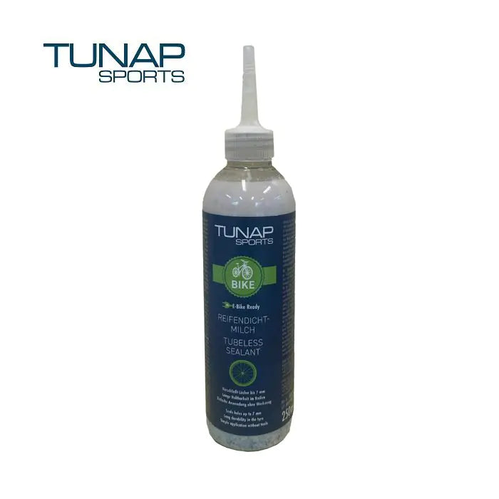 Tunap sports sellador tubeless líquido antipinchazos 250 ml (pack = 12 uds)