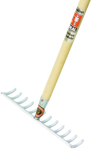 Rastrello Idealspaten curvo 12 t zincato. e170 - 66401201 - 66401201