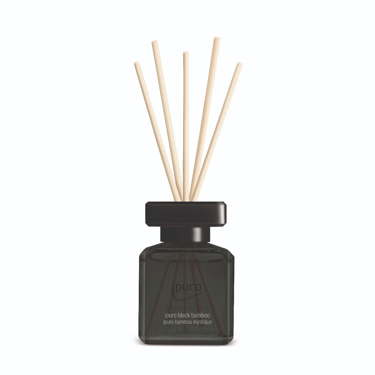 Ipuro ipuro geurdiffuser in bambù nero 50 ml