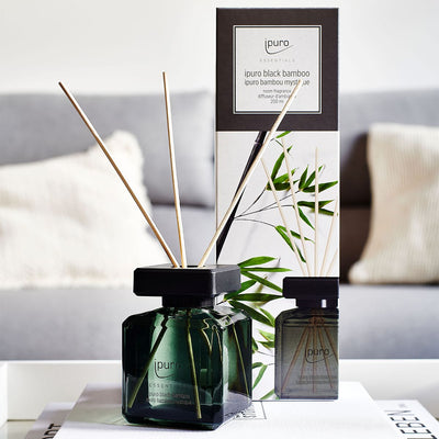 Ipuro geurdiffuser black bamboo 200 ml