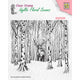 Nellie's choice • idyllic floral scenes clear stempel deer in forrest 95x126mm
