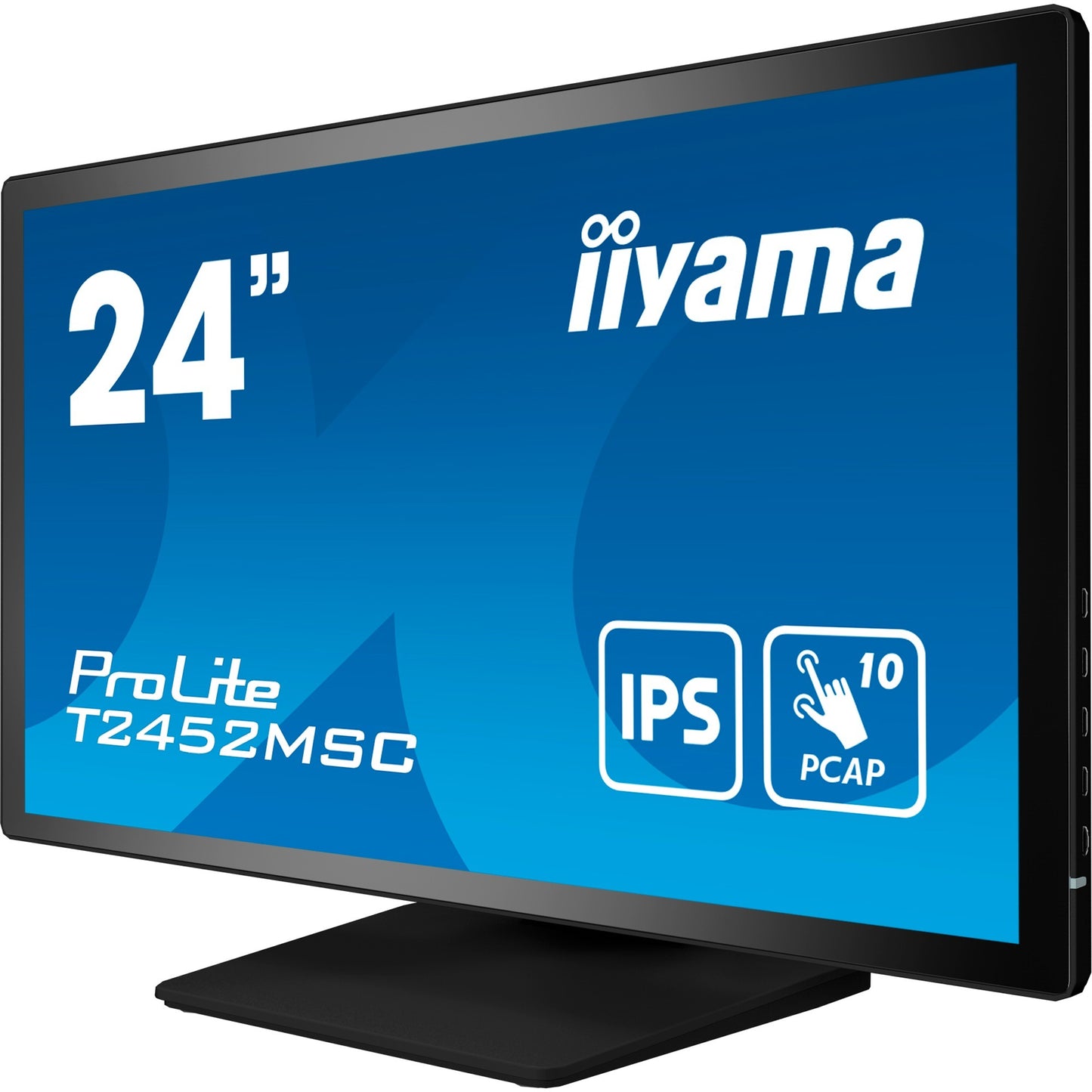 Iiyama prolite t2452msc-b1 23.8 touchscreen monitor (zwart, hdmi, displayport, 2x usb-a, usb-b)