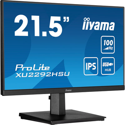 Iiyama prolite xu2292hsu-b6 21.5 monitor (zwart, hdmi, displayport, 4x usb-a)
