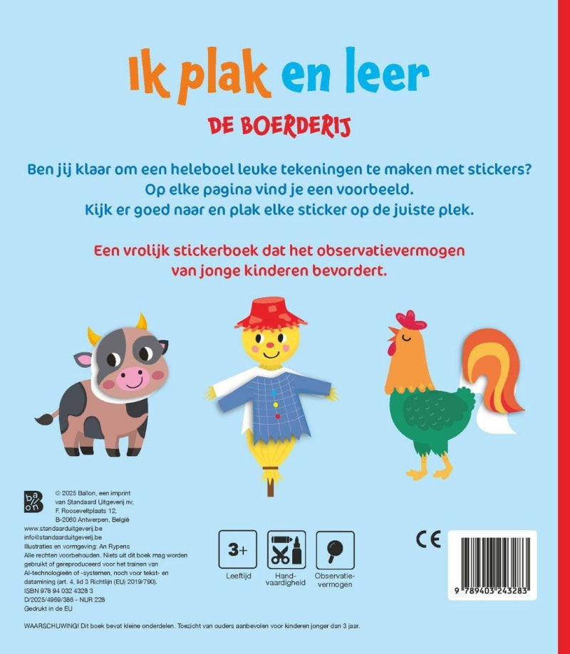 Ballon ik plak en leer: boerderij (3-4 jaar)