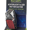Ikzilight reflector de luz trasera 1xled rojo en el mapa